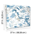 GT4533 Bridgewater White Classics Wallpaper by York Wallcoverings