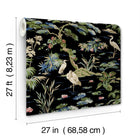 GT4535 Bridgewater Black Classics Wallpaper by York Wallcoverings