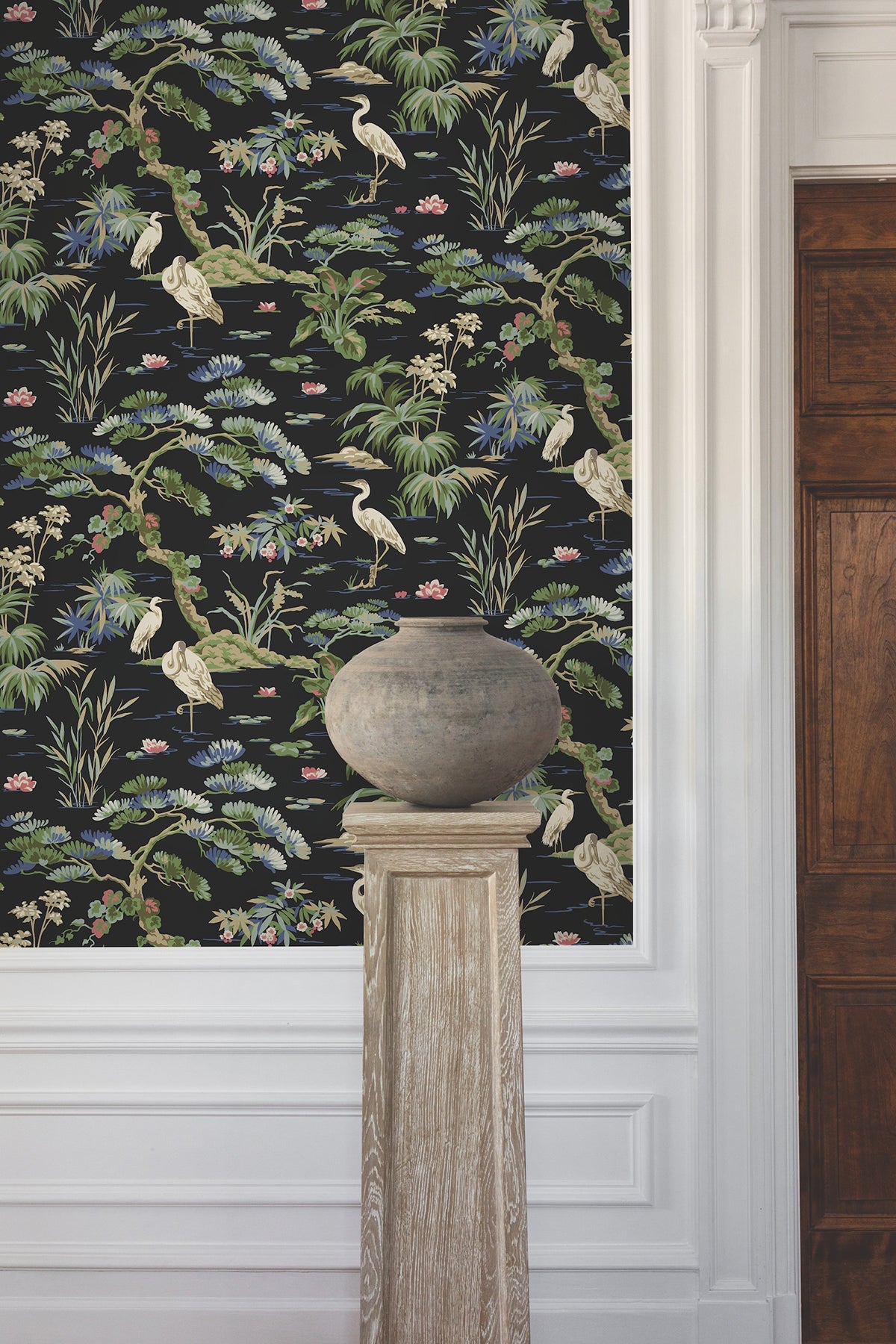 GT4535 Bridgewater Black Classics Wallpaper by York Wallcoverings