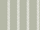GT4541 Braided Stripe Green Classics Wallpaper by York Wallcoverings