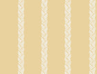 GT4543 Braided Stripe Yellow Classics Wallpaper by York Wallcoverings
