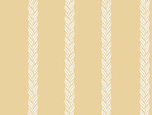 GT4543 Braided Stripe Yellow Classics Wallpaper by York Wallcoverings