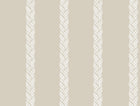 GT4544 Braided Stripe Beige Classics Wallpaper by York Wallcoverings