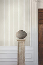 GT4545 Braided Stripe Tan Classics Wallpaper by York Wallcoverings