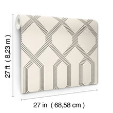 GT4552 Palisade Black Classics Wallpaper by York Wallcoverings