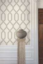 GT4552 Palisade Black Classics Wallpaper by York Wallcoverings