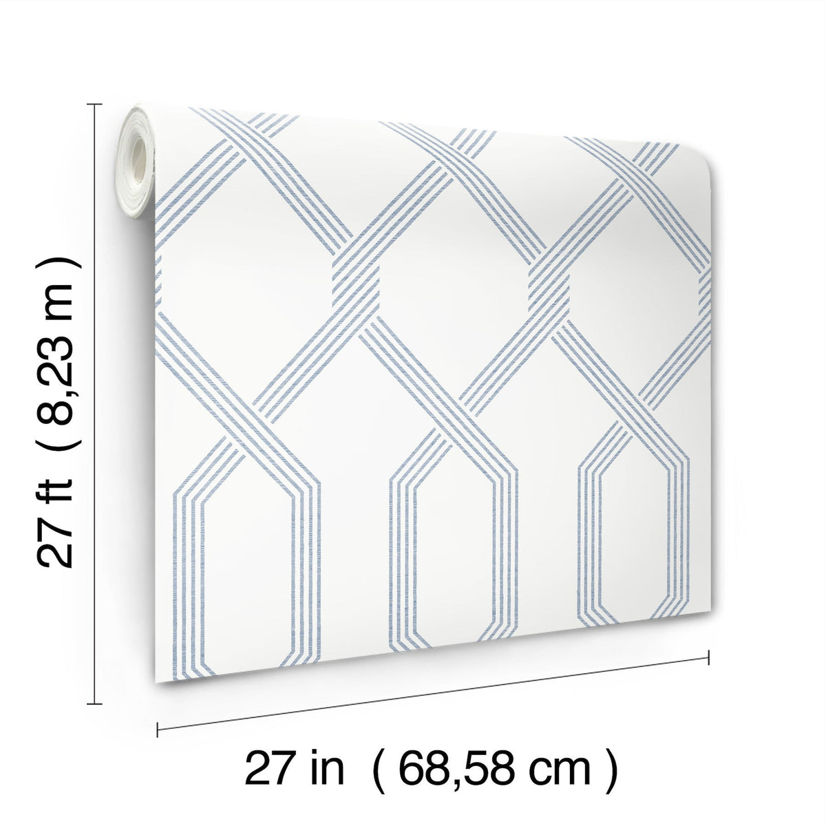 GT4553 Palisade Blue Classics Wallpaper by York Wallcoverings