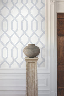 GT4553 Palisade Blue Classics Wallpaper by York Wallcoverings