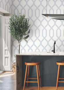 GT4553 Palisade Blue Classics Wallpaper by York Wallcoverings