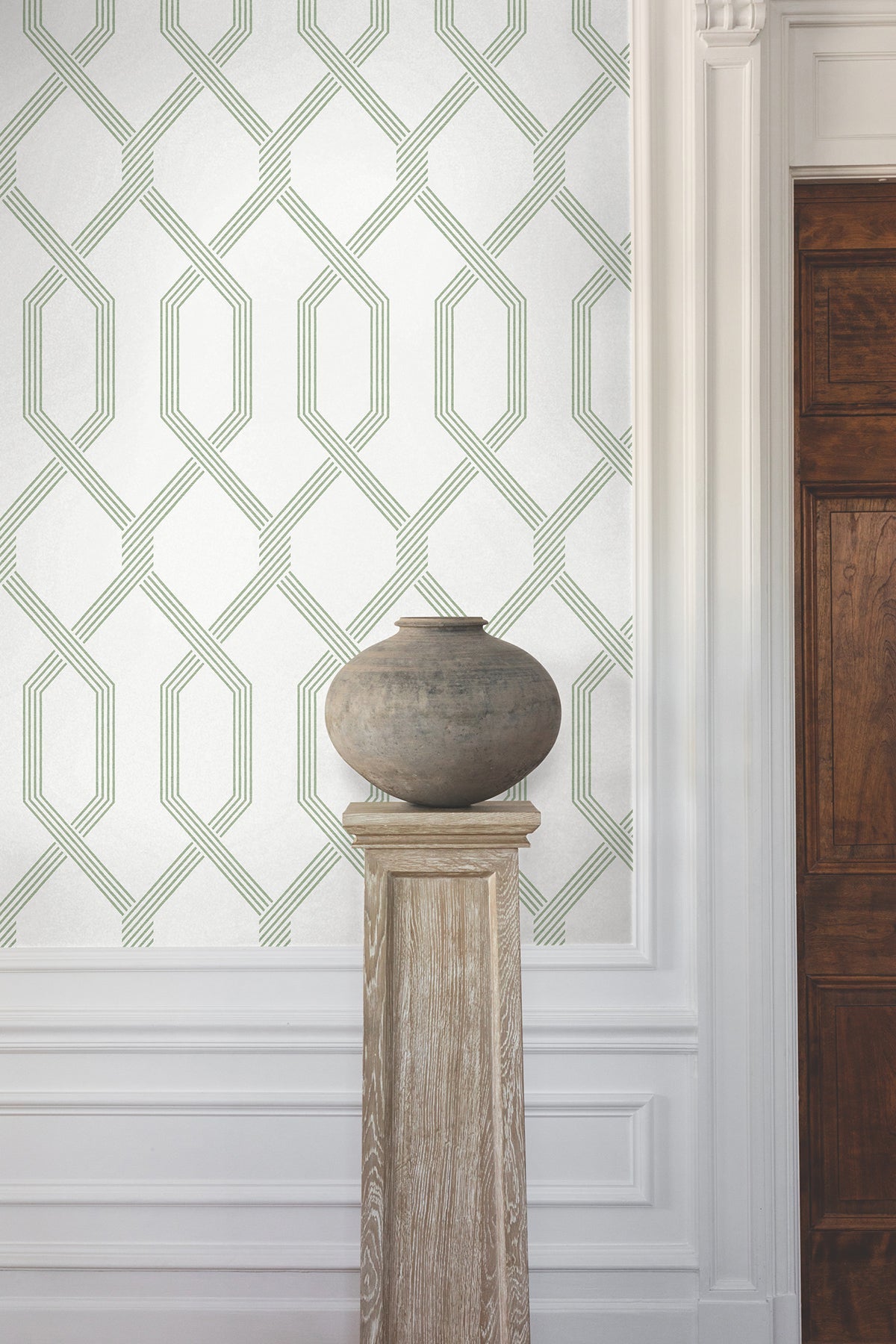 GT4555 Palisade Green Classics Wallpaper by York Wallcoverings