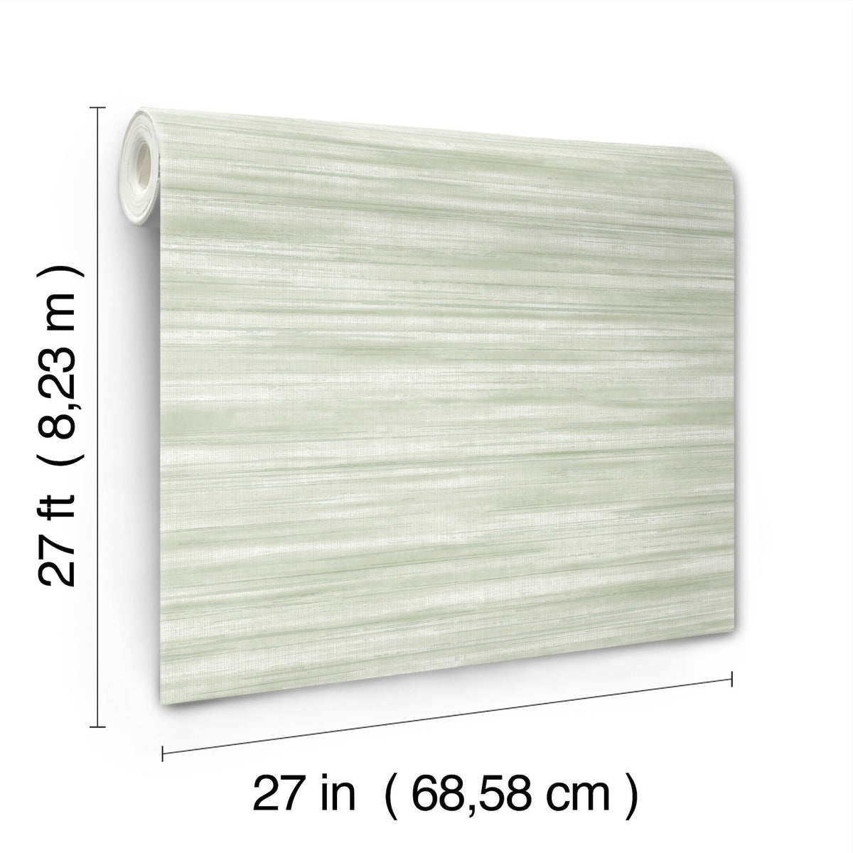 GT4561 Brushed Linen Green Classics Wallpaper by York Wallcoverings
