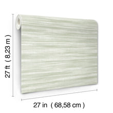 GT4561 Brushed Linen Green Classics Wallpaper by York Wallcoverings
