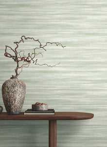 GT4561 Brushed Linen Green Classics Wallpaper by York Wallcoverings