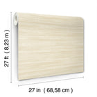 GT4562 Brushed Linen Ivory Classics Wallpaper by York Wallcoverings