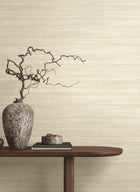 GT4562 Brushed Linen Ivory Classics Wallpaper by York Wallcoverings