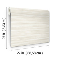 GT4563 Brushed Linen White Classics Wallpaper by York Wallcoverings