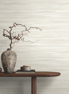 GT4563 Brushed Linen White Classics Wallpaper by York Wallcoverings