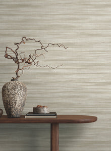 GT4566 Brushed Linen Taupe Classics Wallpaper by York Wallcoverings