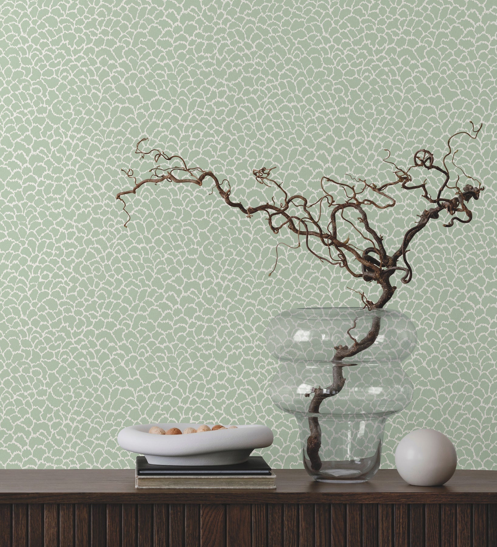 GT4573 Nadie Green Classics Wallpaper by York Wallcoverings