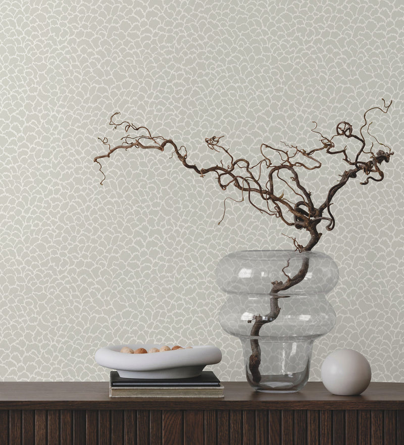 GT4574 Nadie Grey Classics Wallpaper by York Wallcoverings