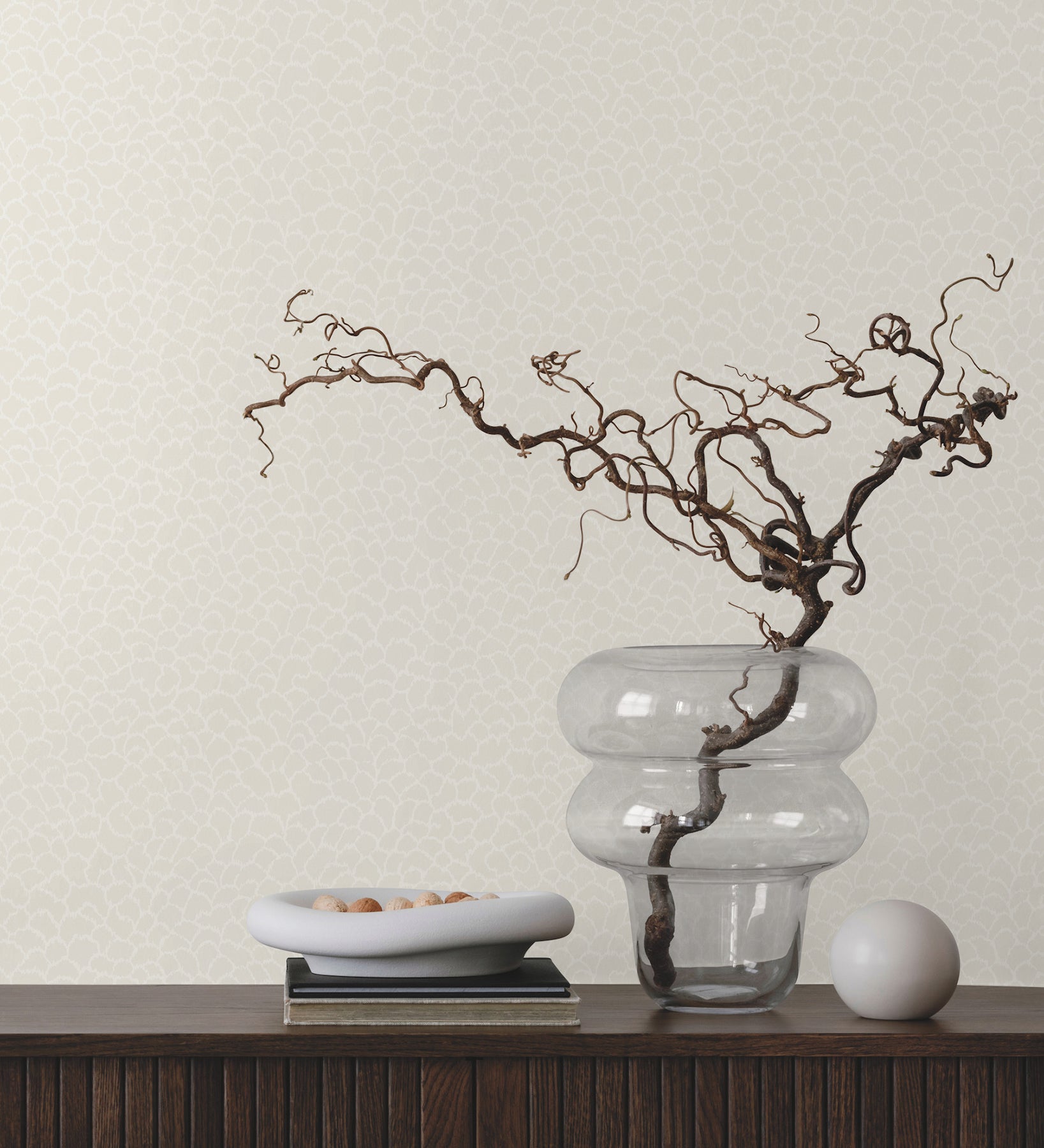 GT4576 Nadie White Classics Wallpaper by York Wallcoverings