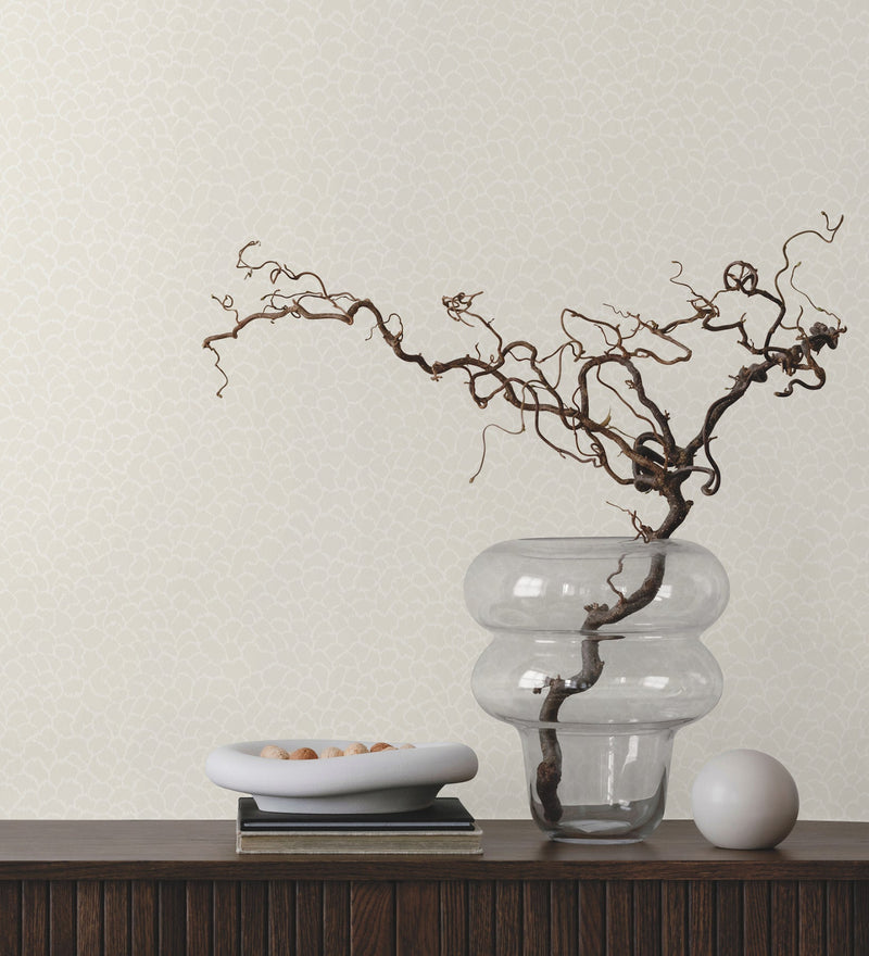 GT4576 Nadie White Classics Wallpaper by York Wallcoverings