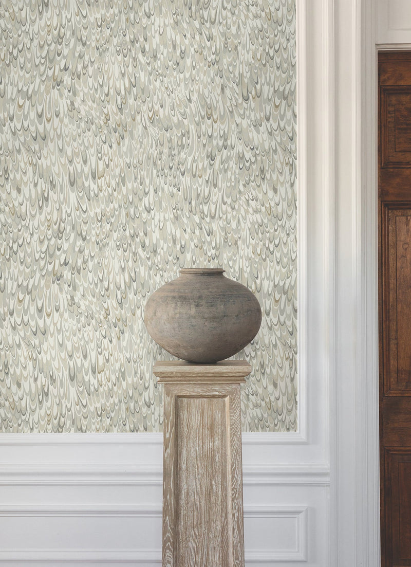 GT4581 Aslan Neutral Classics Wallpaper by York Wallcoverings