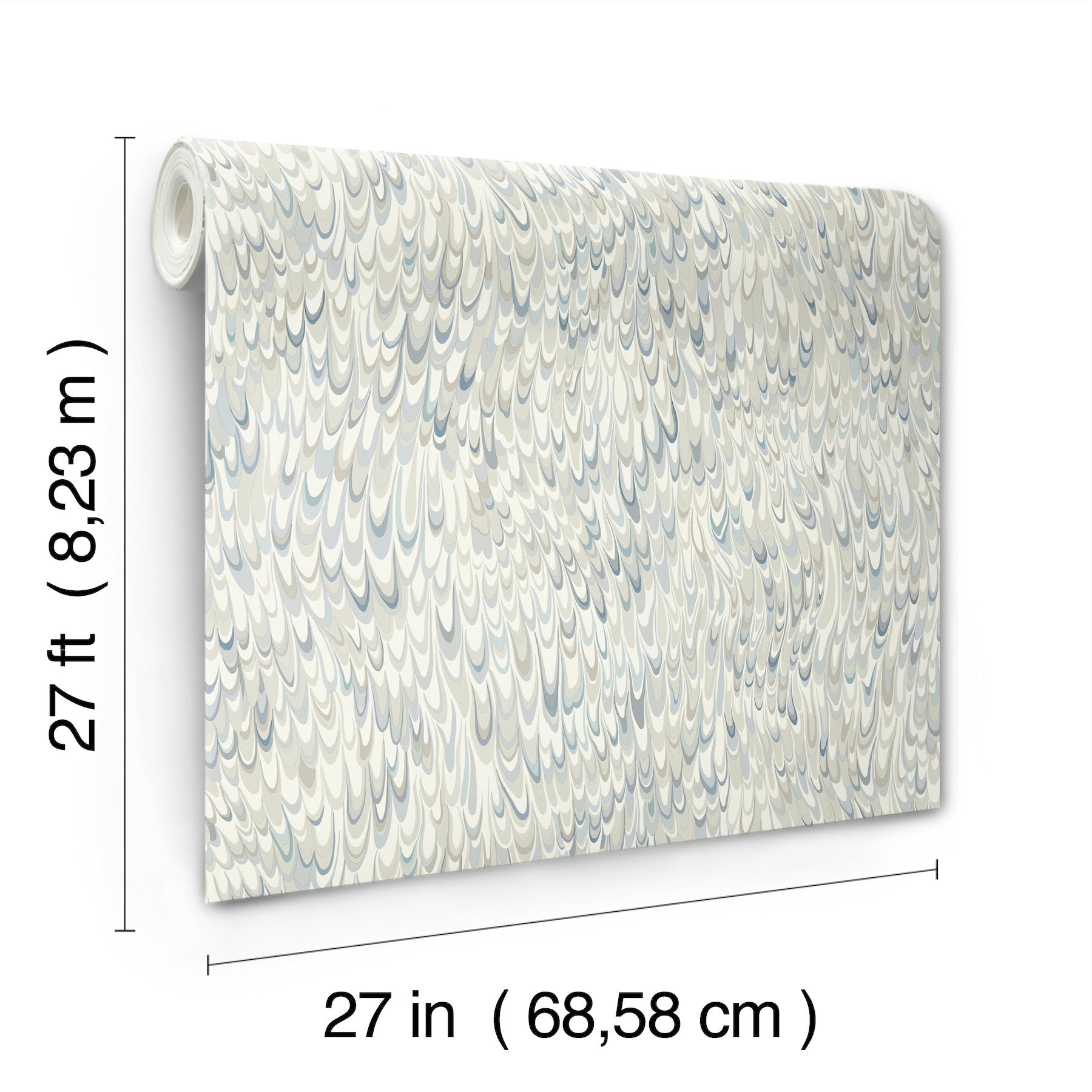 GT4584 Aslan Blue Classics Wallpaper by York Wallcoverings
