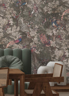 BMWL005/04B Gentlemen Birds Wild Life Wallpaper by Brand McKenzie