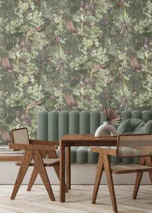 BMWL005/04C Gentlemen Birds Wild Life Wallpaper by Brand McKenzie