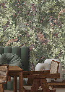 BMWL005/04C Gentlemen Birds Wild Life Wallpaper by Brand McKenzie