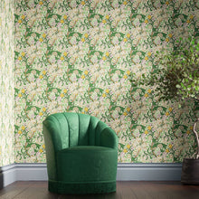 510014 Golden Lily Bedford Park Secret Garden Wallpaper by Morris & Co