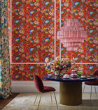 Mineral Golden Parrot Botanical Wonders Wedgwood Wallpaper by Clarke & Clarke