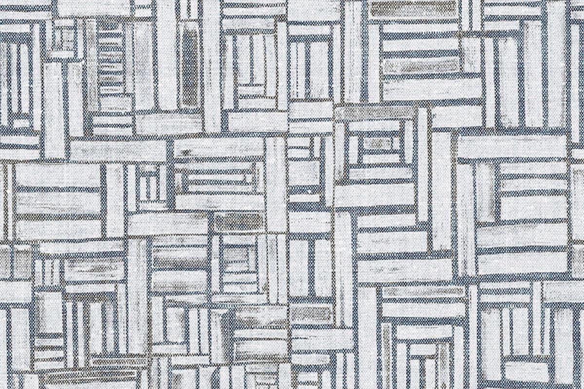 Gozo Raffia Cobalt Wallpaper by Christopher Farr Cloth