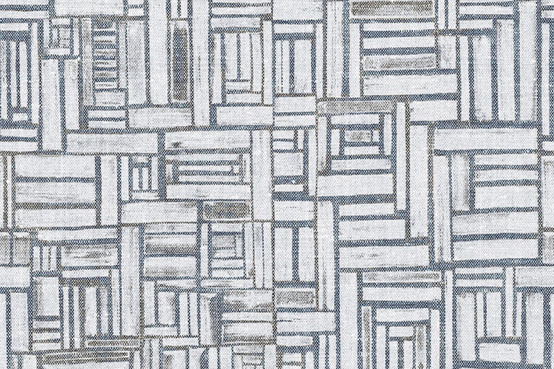 Gozo Raffia Cobalt Wallpaper by Christopher Farr Cloth