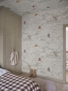 S10643 Graphite Bonnie and Kites Familjen Mural by Sandberg