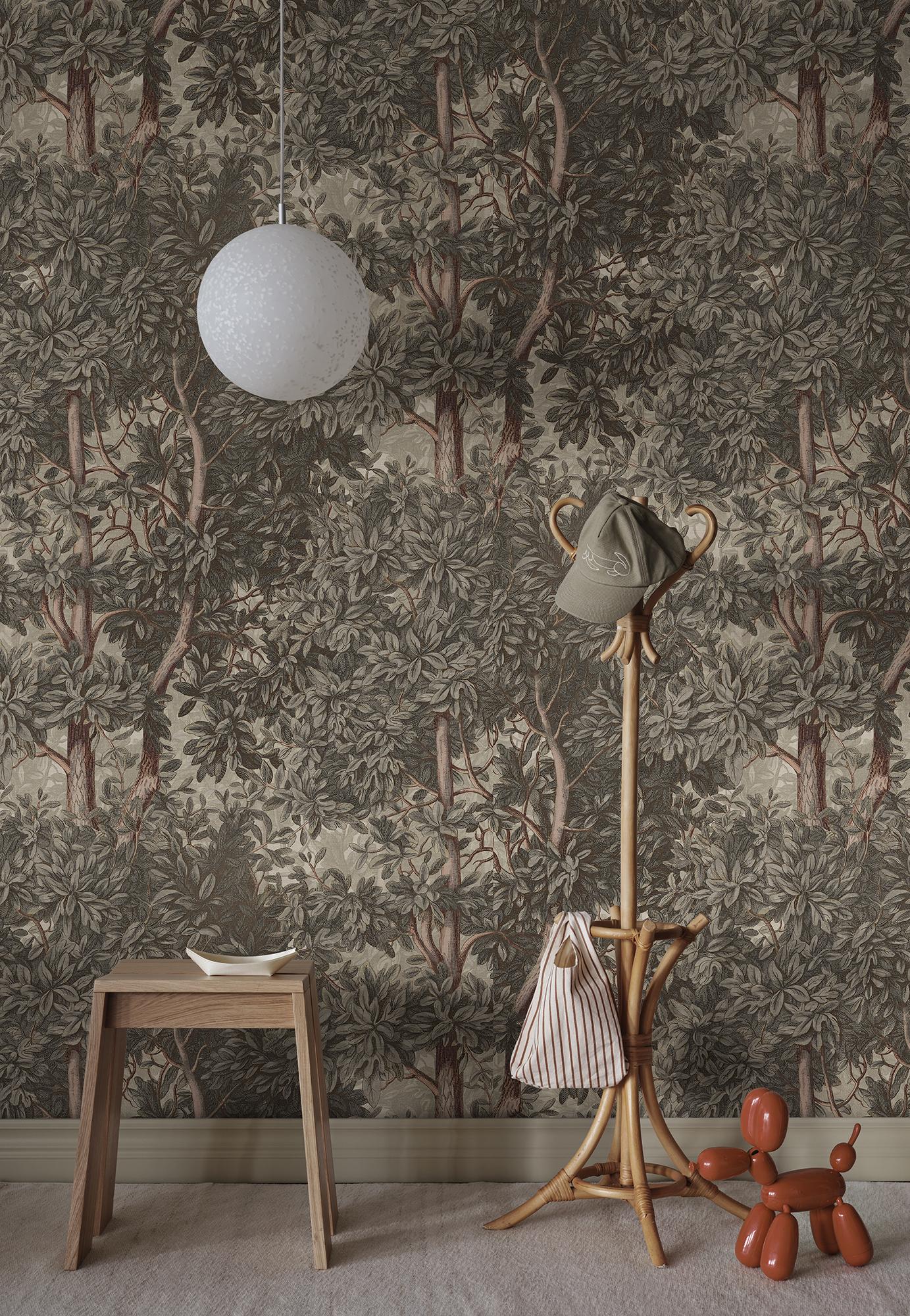 S10711 Gray Charles Familjen Mural by Sandberg
