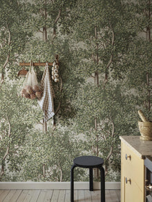 S10713 Green Charles Familjen Mural by Sandberg