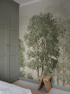 S10637 Green Charles Mural Familjen Mural by Sandberg