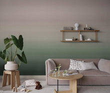 S10708 Green Skymning Familjen Mural by Sandberg