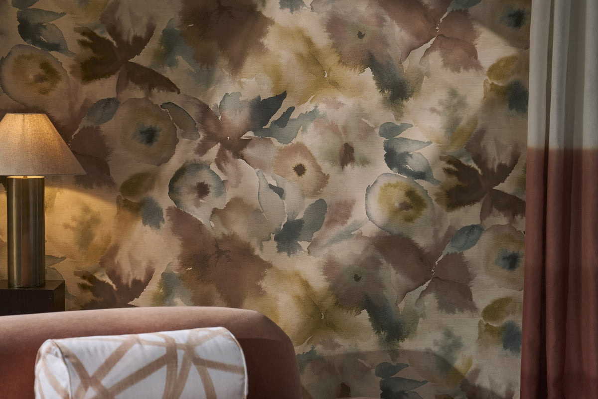 HAF0673-08 Heatherton Velvet Ginger Fabric by Harlequin