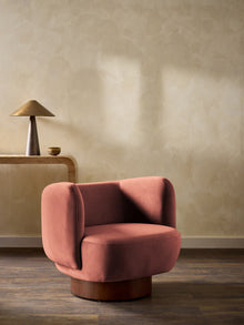 HAF0673-20 Heatherton Velvet Dusky Rose Fabric by Harlequin