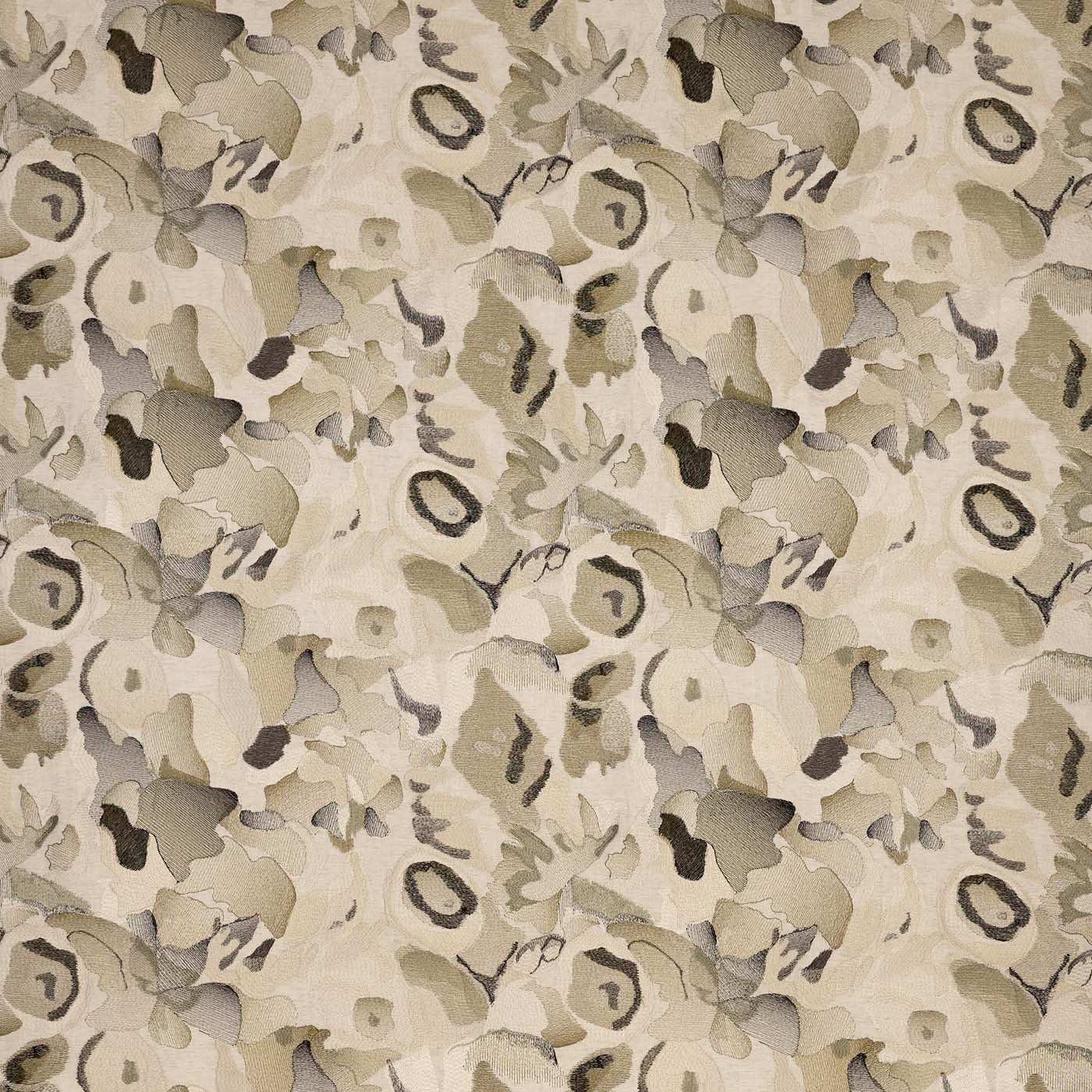 HAF0674-03 Flores Embroidery Charcoal / Julip / Mineral Signature Fabric by Harlequin