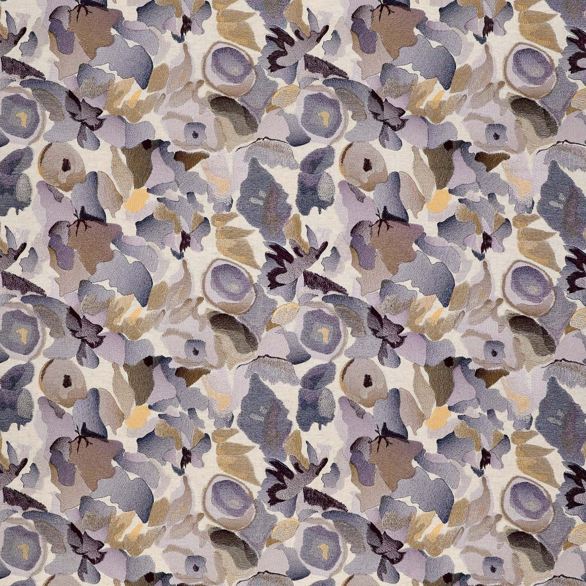 HAF0674-06 Flores Embroidery Cassia / Heather / Julip Signature Fabric by Harlequin