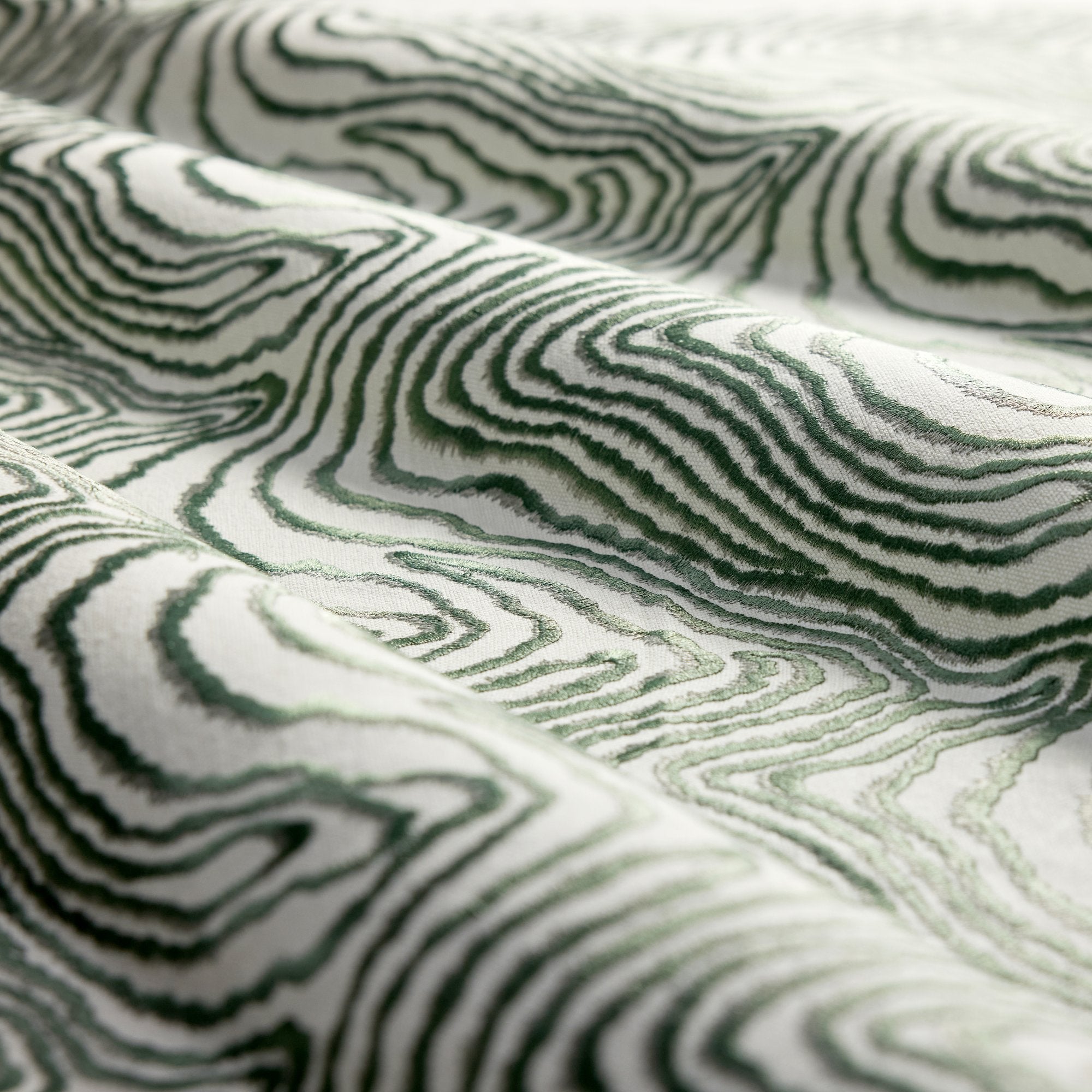 HAF0675-04 Formation Embroidery Eucalyptus Signature Fabric by Harlequin