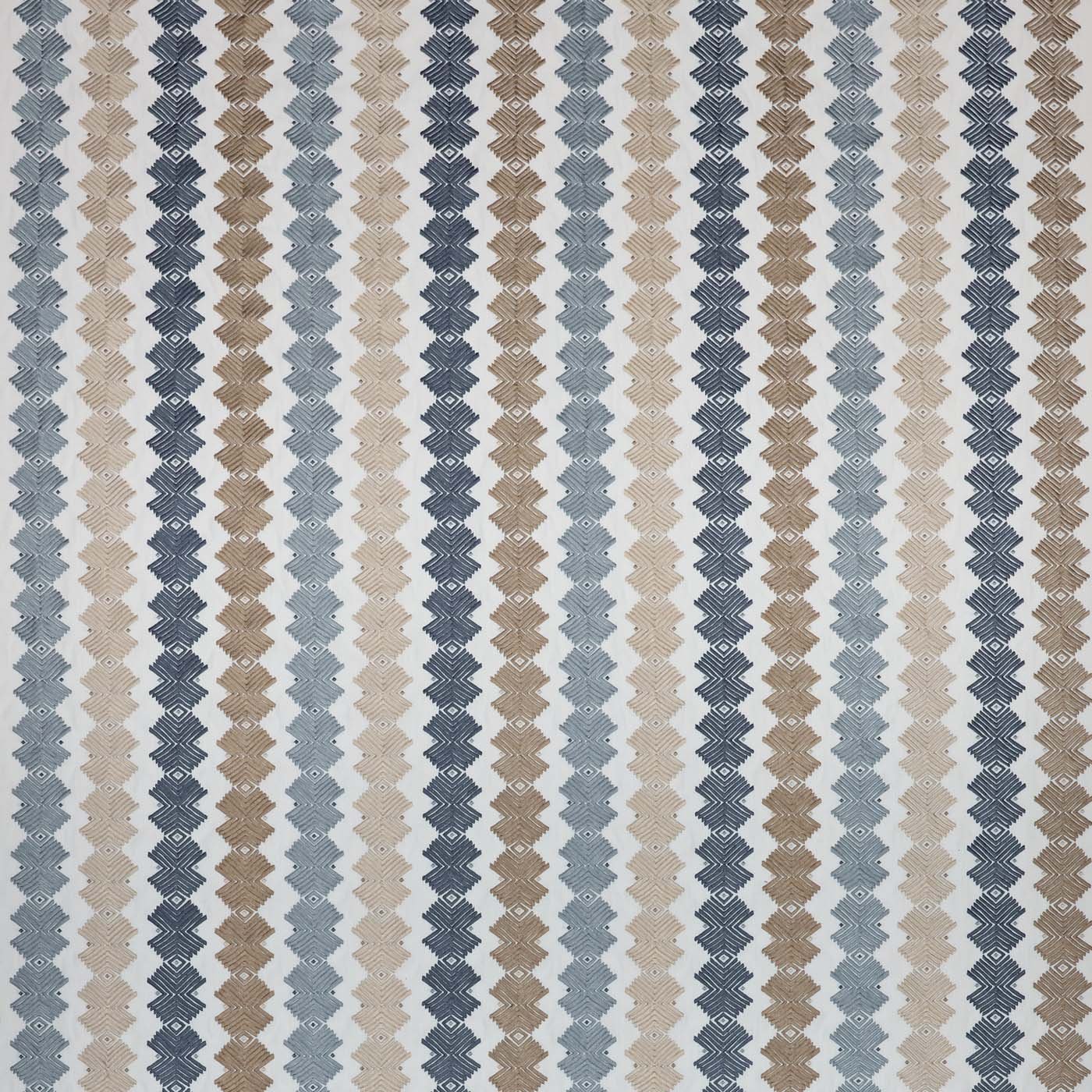 HAF0676-01 Kalimba Stone / Indigo / Pebble Signature Fabric by Harlequin