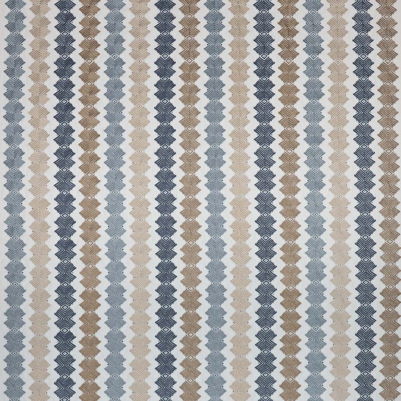HAF0676-01 Kalimba Stone / Indigo / Pebble Signature Fabric by Harlequin