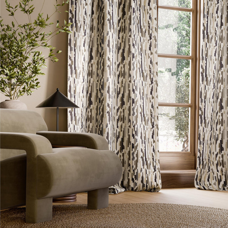 HAF0677-01 Nuru Embroidery Nomad / Stone / Pumice Signature Fabric by Harlequin