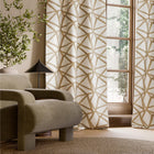 HAF0680-03 Sumi Ikat Tawny Signature Fabric by Harlequin