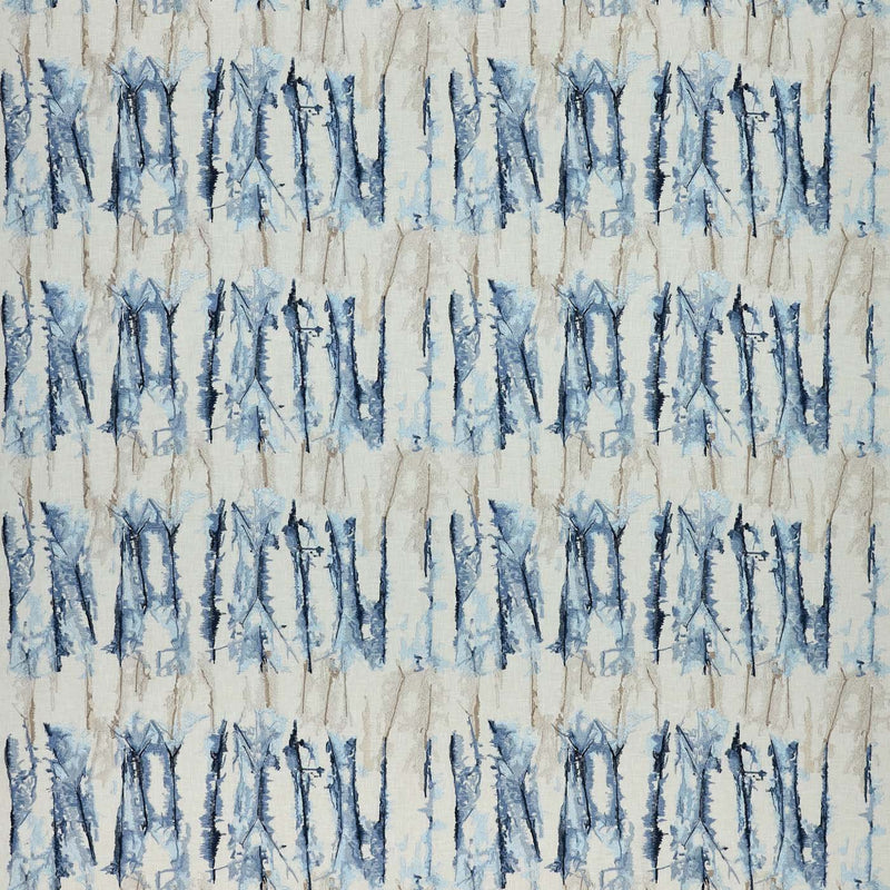 HAF0681-01 Takara Embroidery Indigo / Denim Signature Fabric by Harlequin